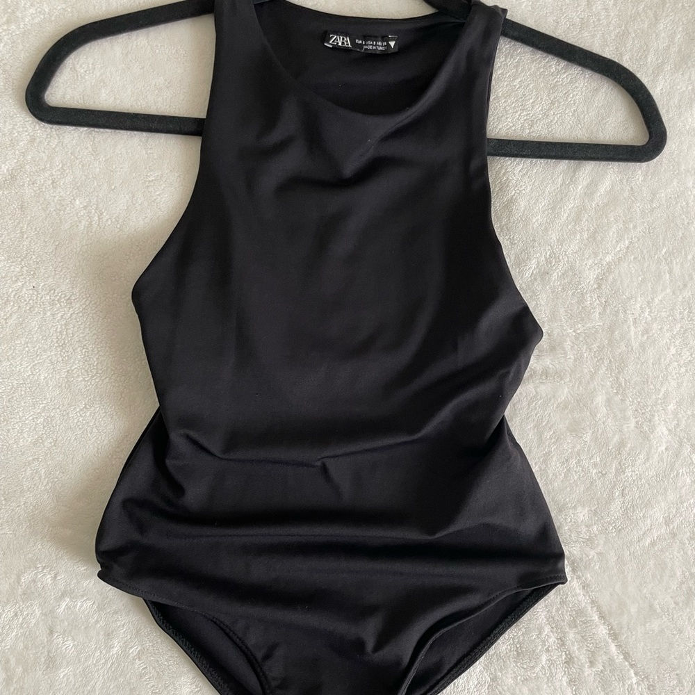Zara Black Bodysuit 🎬